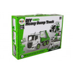 Smetiarske auto, stavebnica 1:14 RC - bielo-zelené